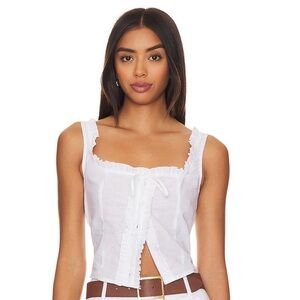 SNDYS Cottage Top in White